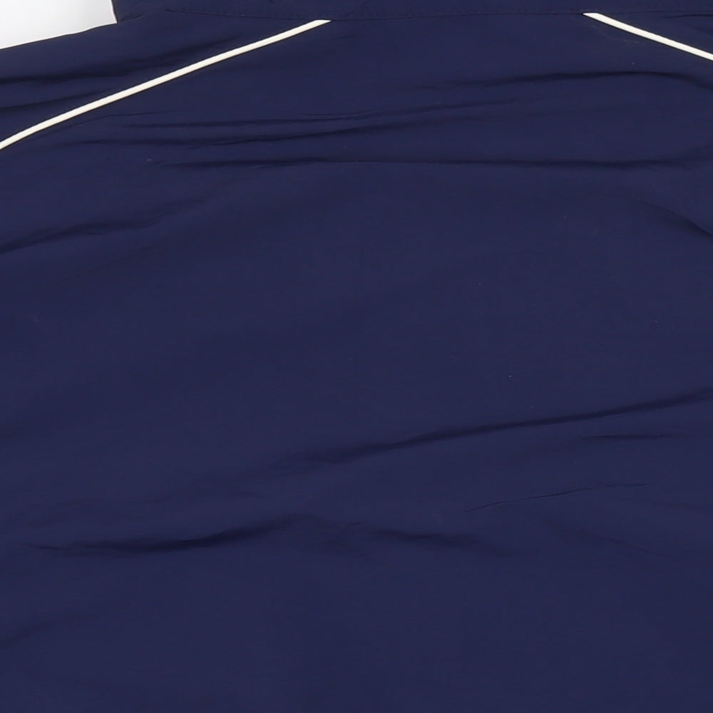 Mens UK Size S Divided Blue Rain Coat