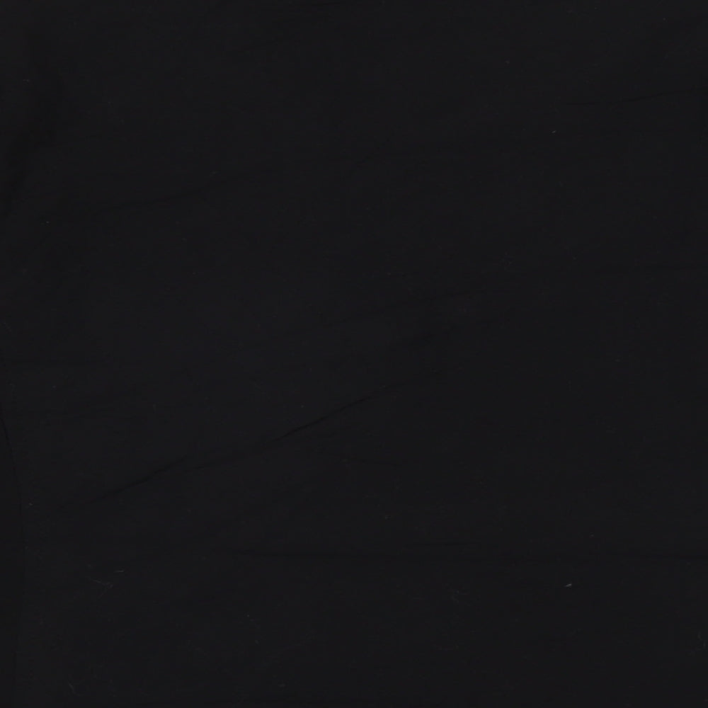 Womens UK Size 12 Dorothy Perkins Black Biker Coat
