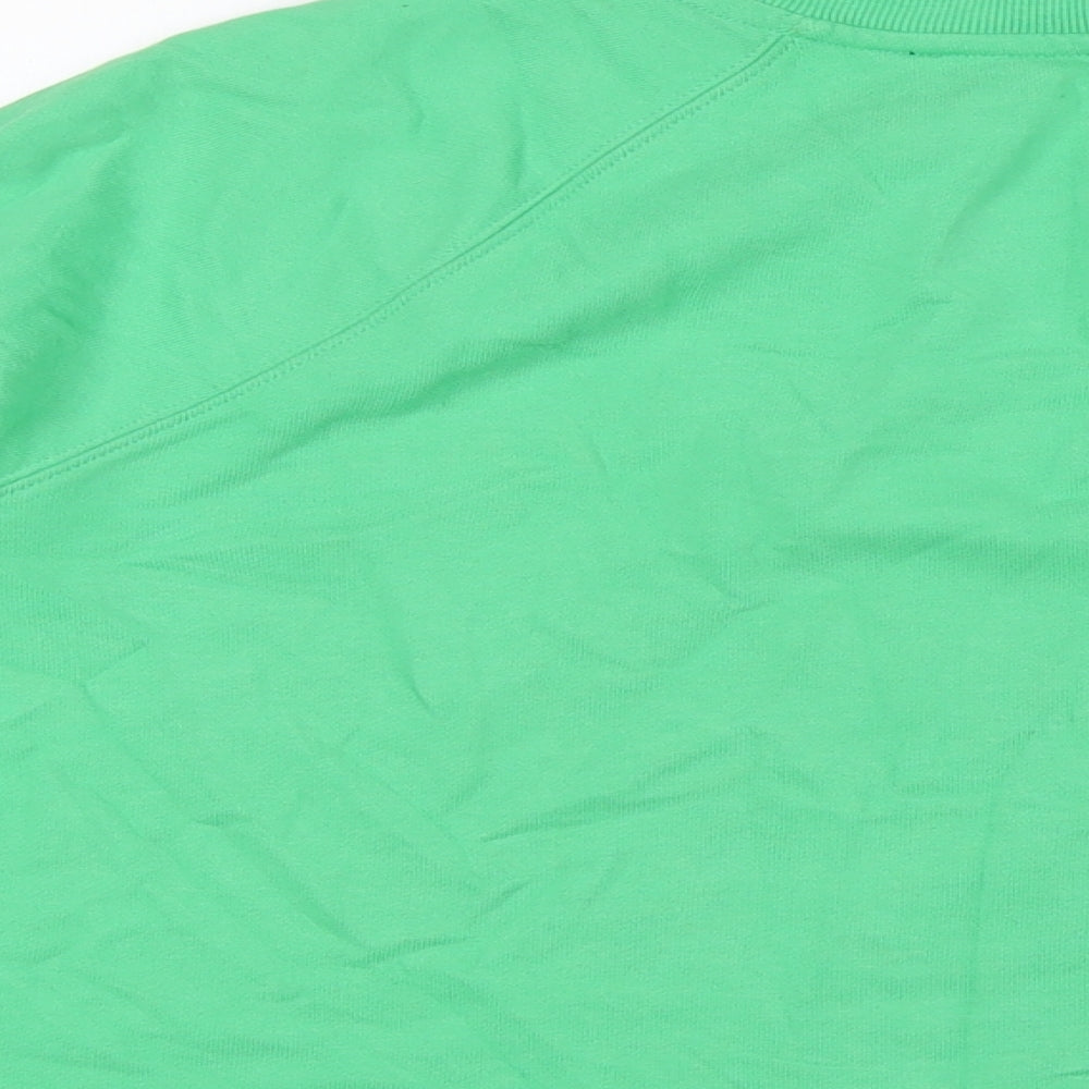 Womens UK Size M Marks and Spencer Green Pullover Sweatshirt