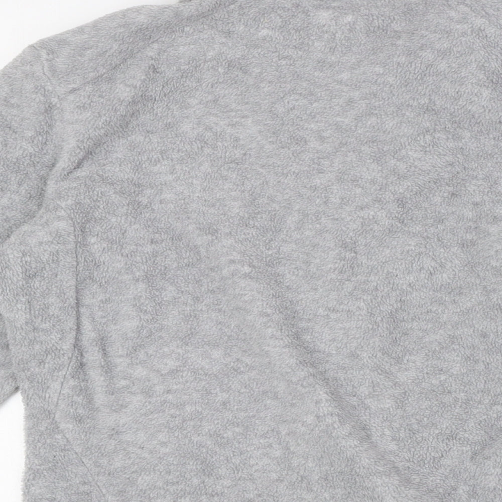 DECATHLON Womens Grey Jacket Size S Zip - Zip pockets