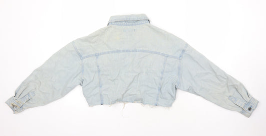 Womens UK Size 6 Missguided Blue Jacket
