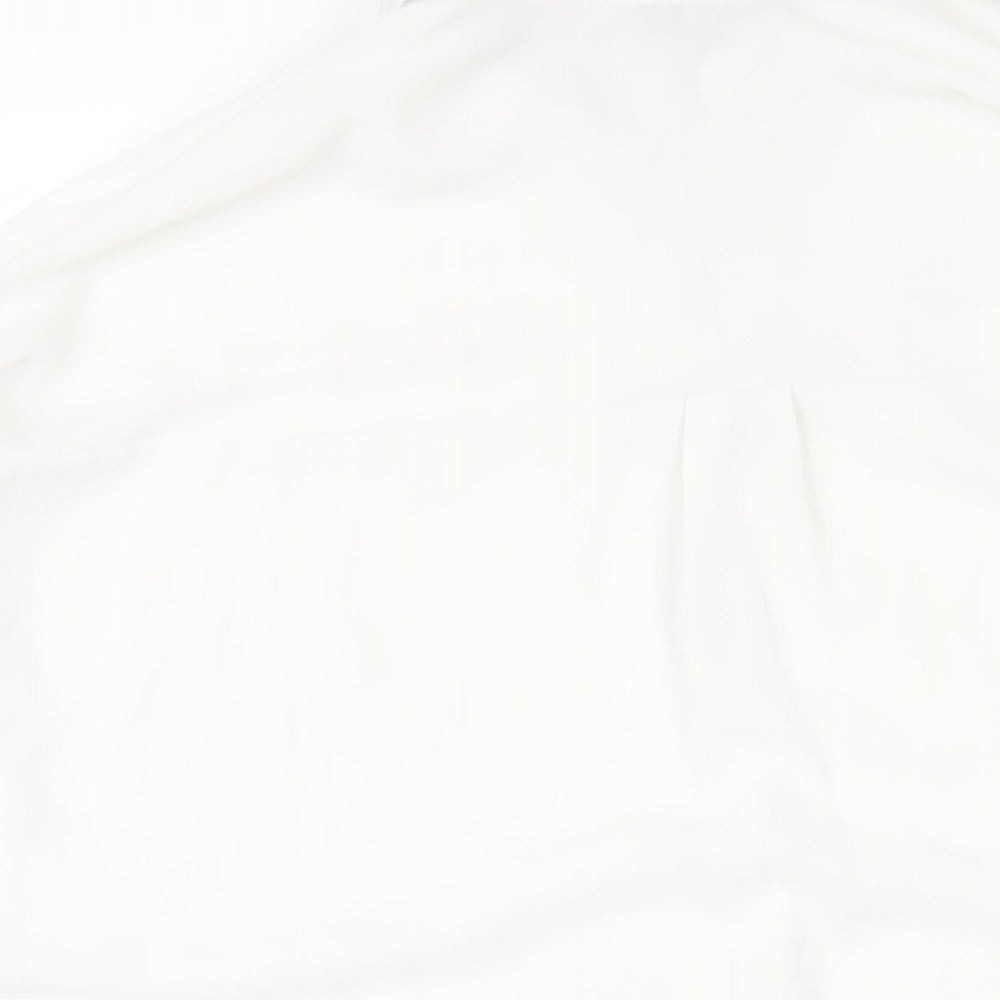 Womens UK Size 12 New Look White Basic Blouse