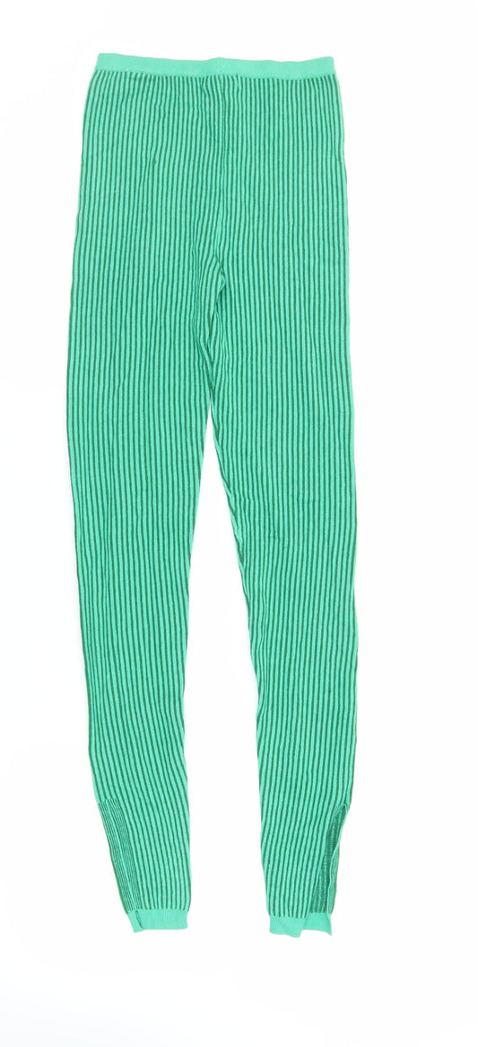 Womens UK Size S PRETTYLITTLETHING Carrot Green Leggings