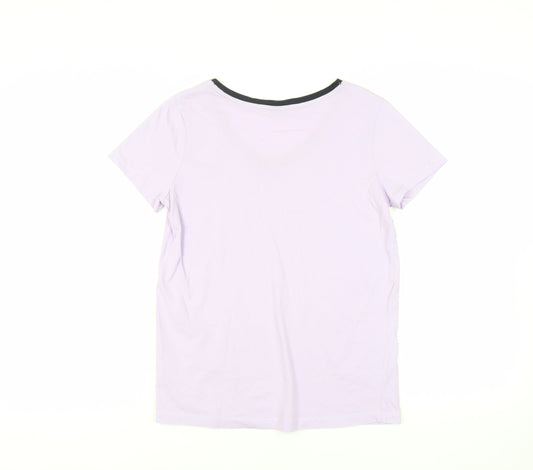 Womens UK Size 8 NEXT Purple Basic T-Shirt