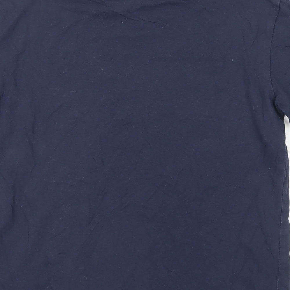 NEXT Boys Blue Cotton Pullover T-Shirt Size 9 Years Crew Neck Pullover - Star Wars Christmas