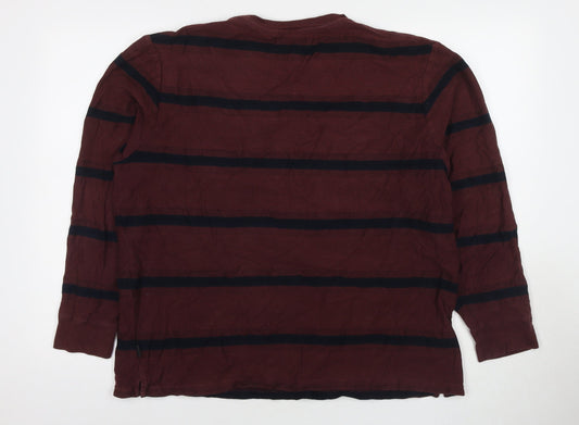 Mens UK Size XL Marks and Spencer Brown Pullover Sweatshirt