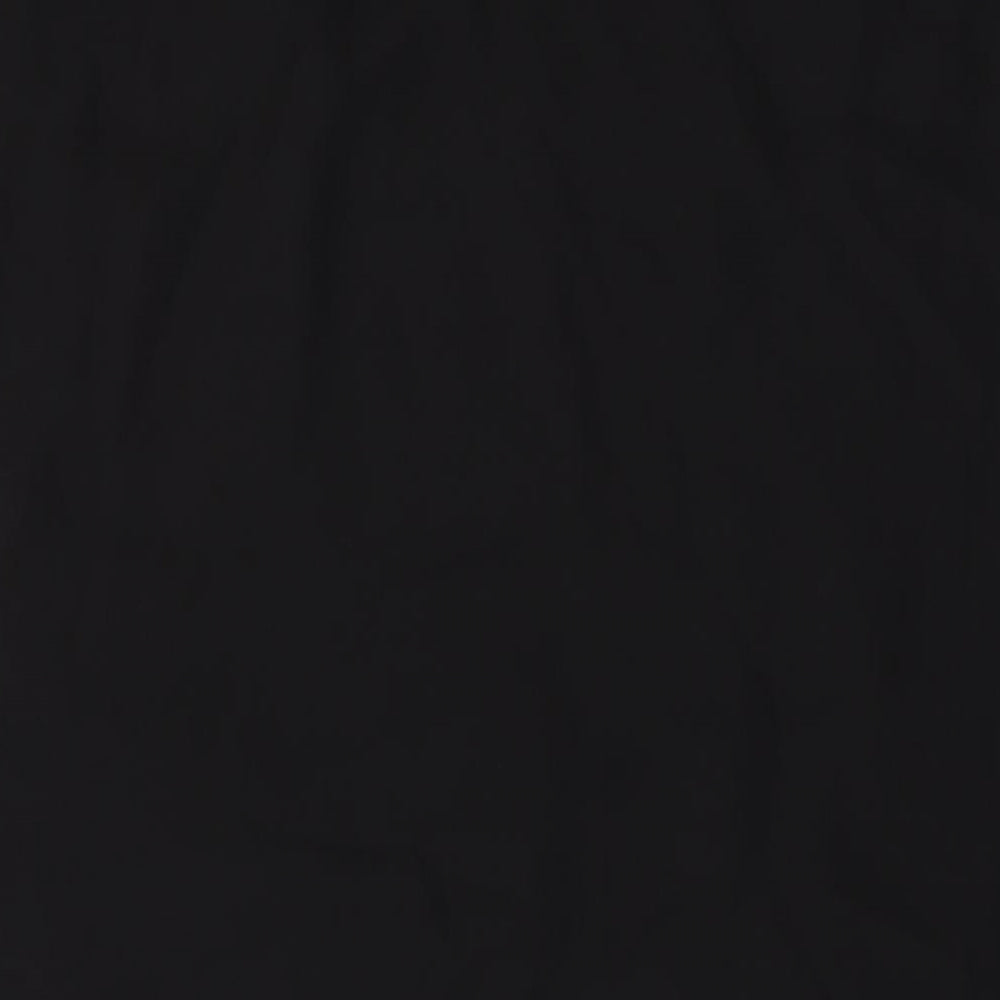 Marks and Spencer Womens Black Polyester Tank Dress Size 12 Round Neck Pullover