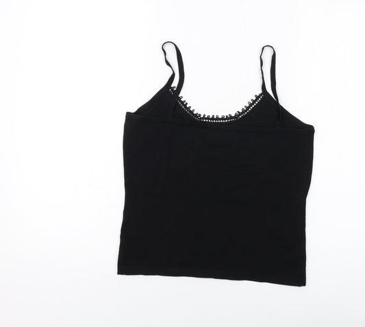 Womens UK Size 12 Kaliko Black Basic Tank