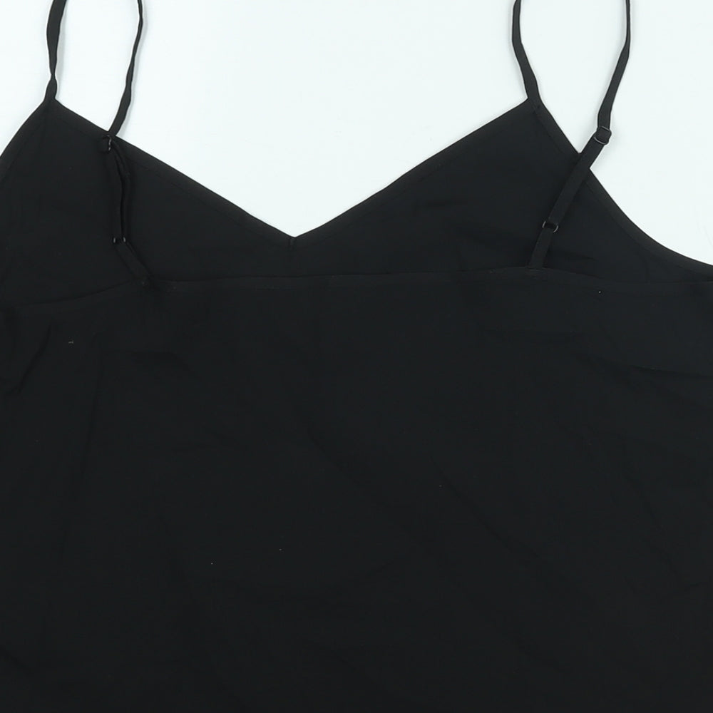Womens UK Size 10 Marks and Spencer Black Camisole Blouse