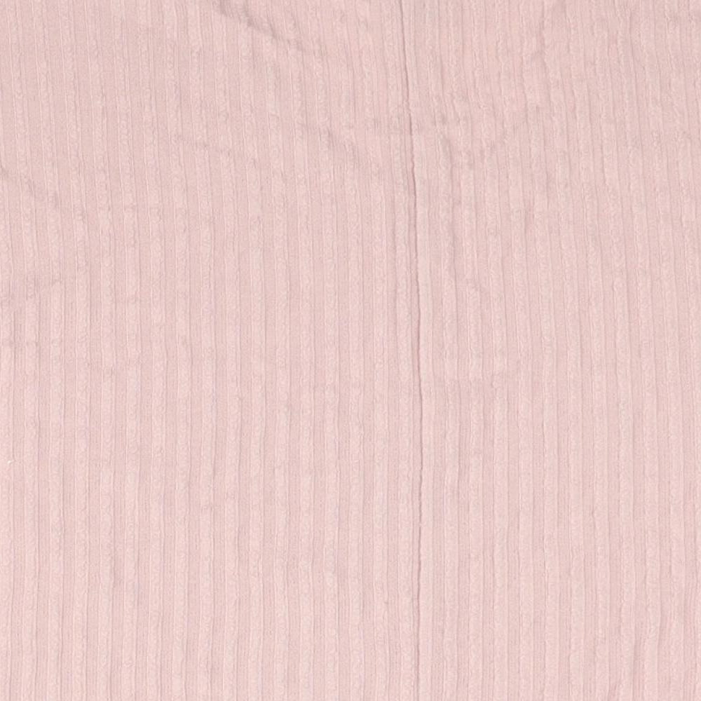Womens UK Size L New Look Pink Basic Blouse