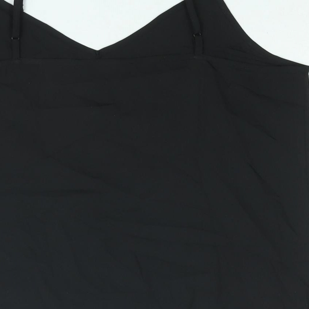 Womens UK Size 10 Marks and Spencer Black Camisole Blouse