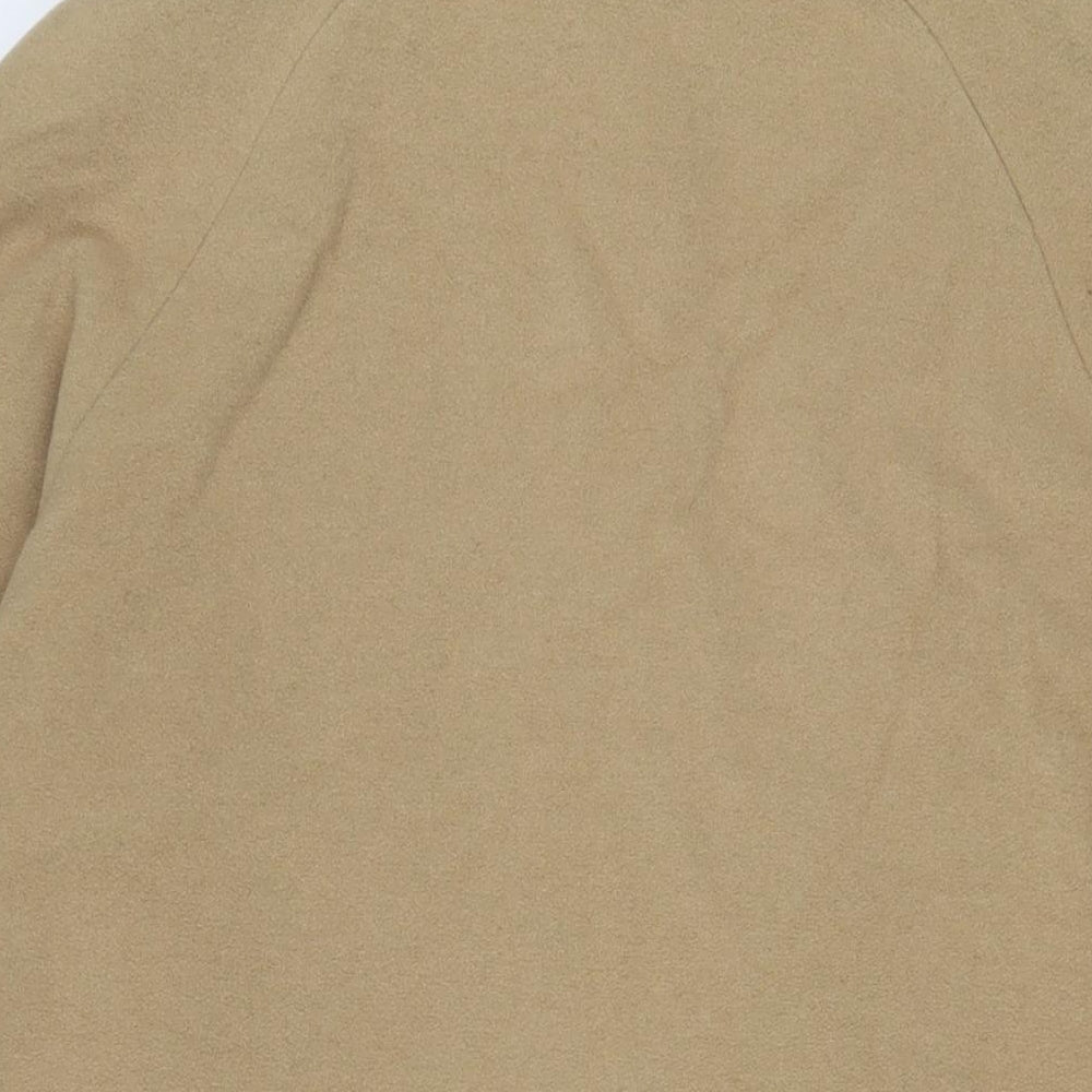 John Lewis Womens Beige Overcoat Coat Size 10 Button