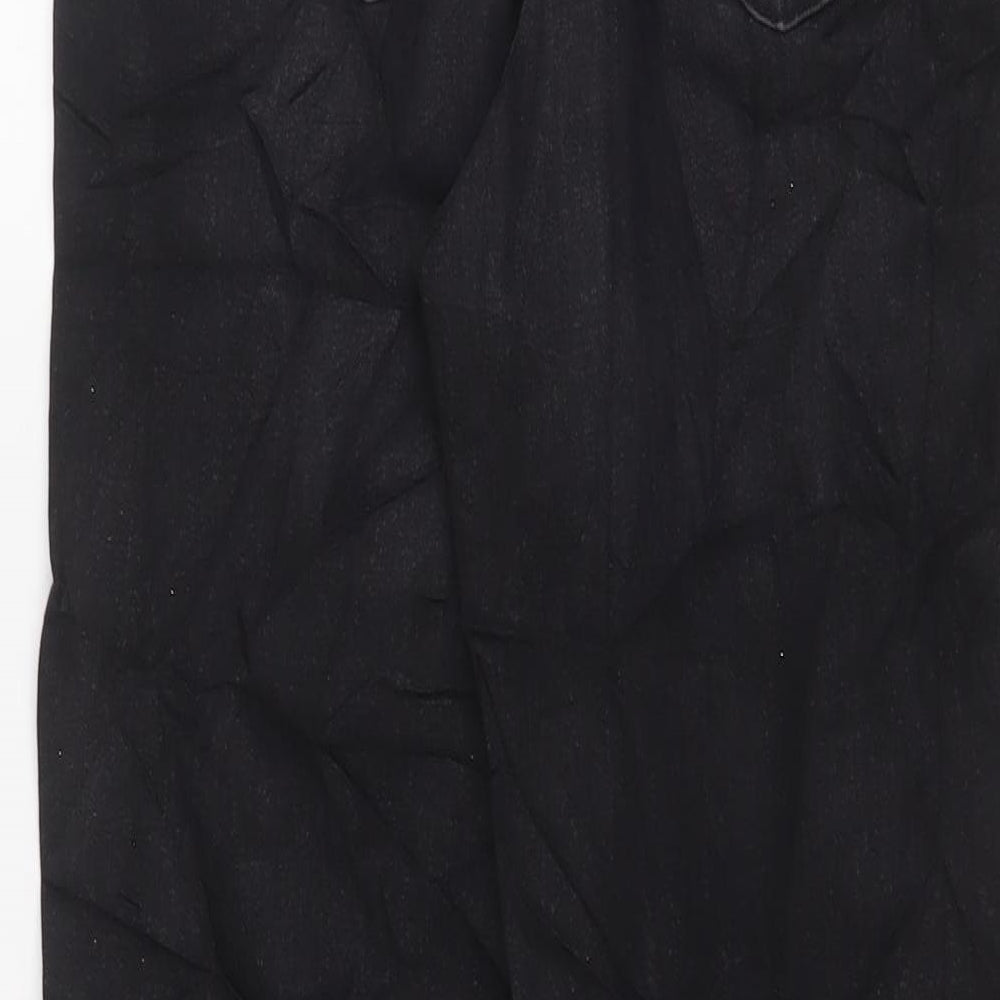 Womens UK Size 8 Marks and Spencer Regular Fit Mom Black Jeans