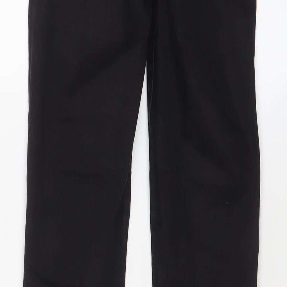 Denim & Co. Womens Black Cotton Skinny Jeans Size 8 L30 in Regular Zip