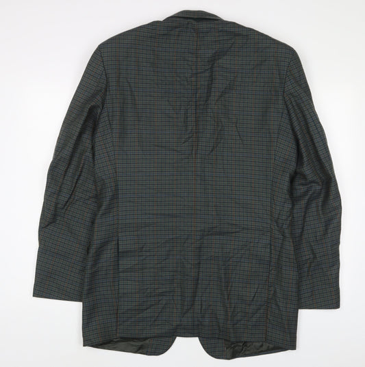 Mens UK Size 40 Marks and Spencer Regular Green Suit Jacket