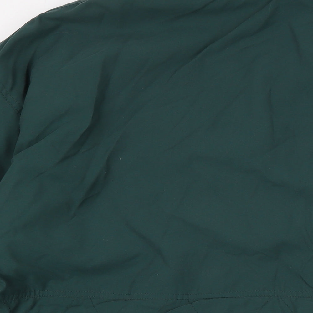 Rga Womens Green Anorak Coat Size 16 Zip