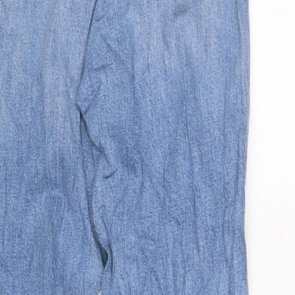 Womens UK Size 8 Marks and Spencer Regular Fit Straight Blue Jeans