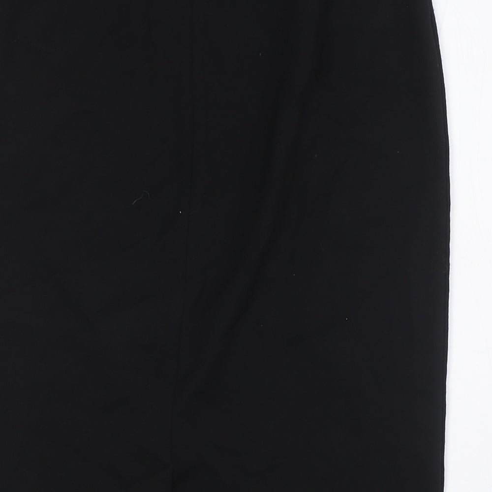 Fenn Wright Manson Womens Black Polyester Straight & Pencil Skirt Size 10 - Elasticated Waist