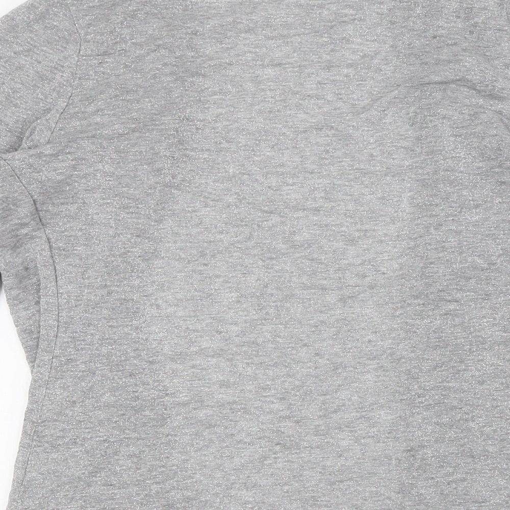 Womens UK Size 12 New Look Grey Cardigan Jumper