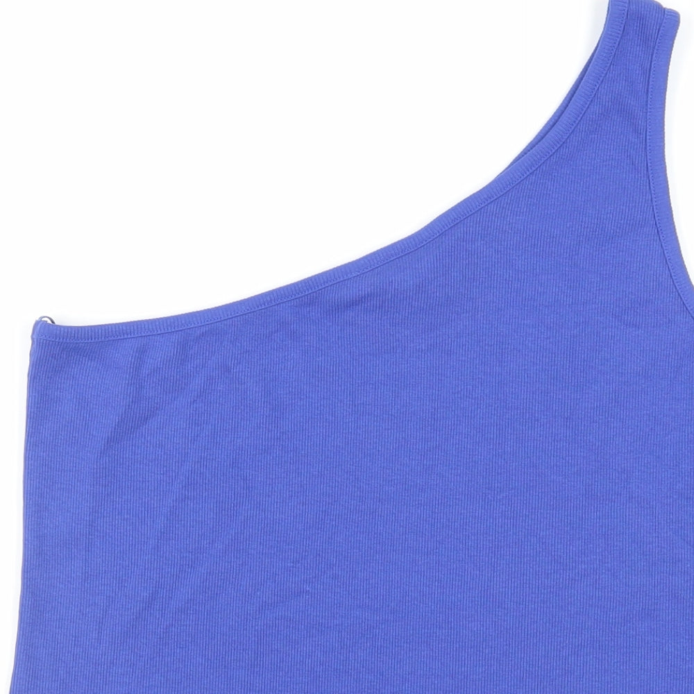 Womens UK Size 20 Marks and Spencer Blue Basic Tank