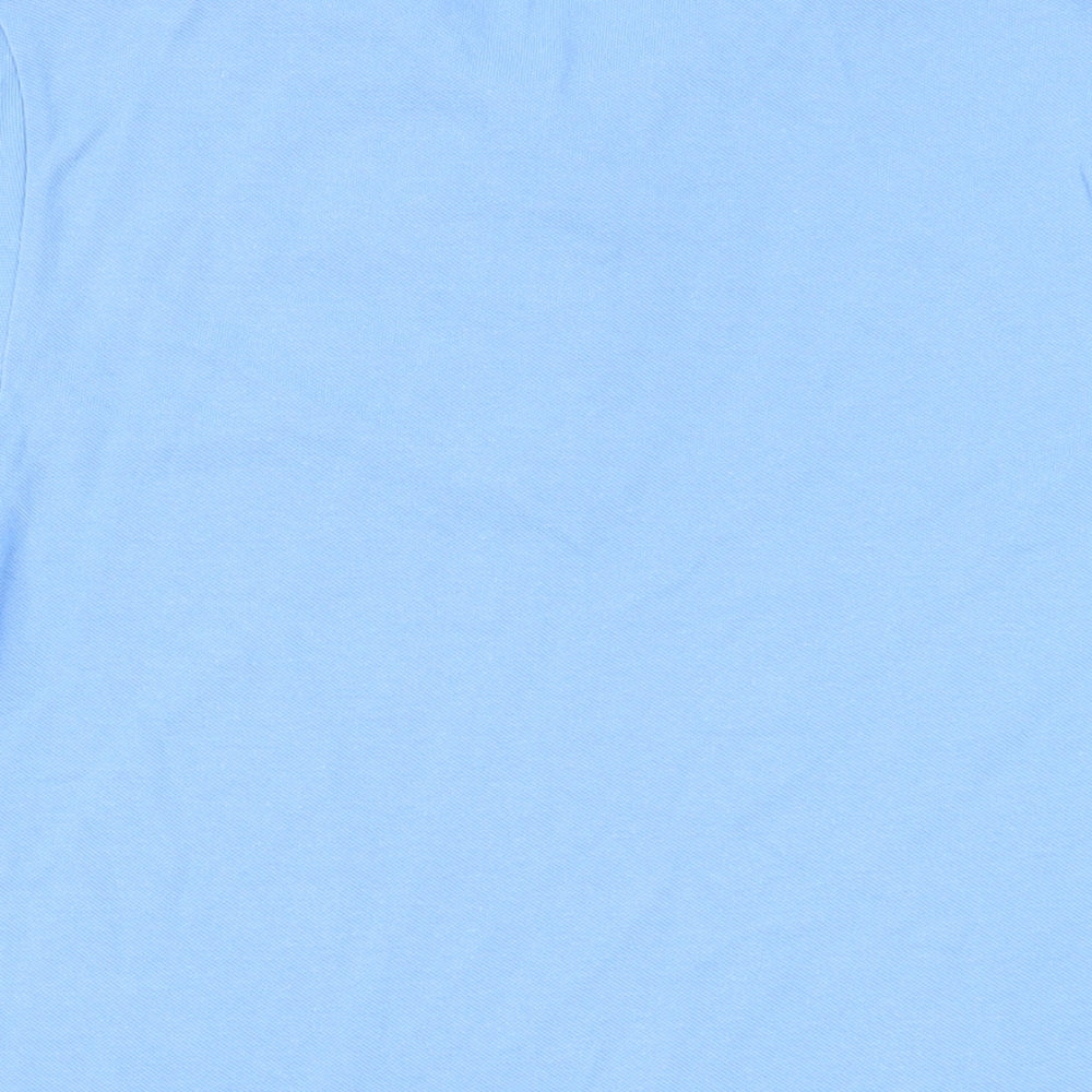 Gap Mens Blue Cotton Polo Size S Collared Button