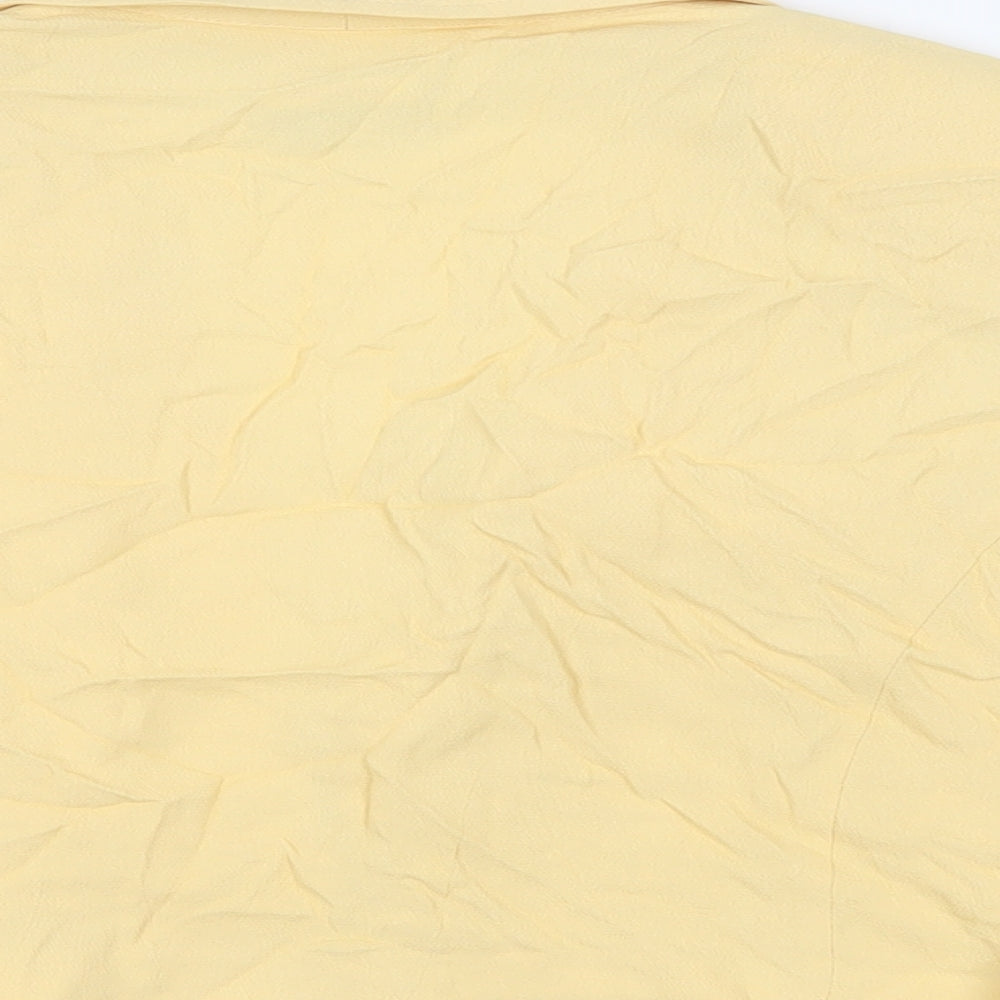 Joseph Ribkoff Womens Yellow Jacket Blazer Size 14 - Vintage Open