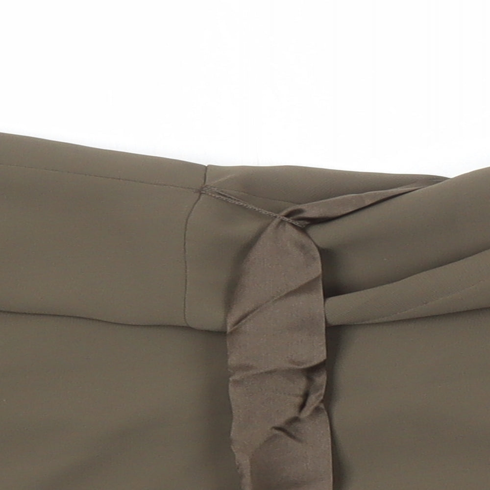 Coast Womens Green Polyester Pencil Dress Size 12 Boat Neck - Sequin Detail