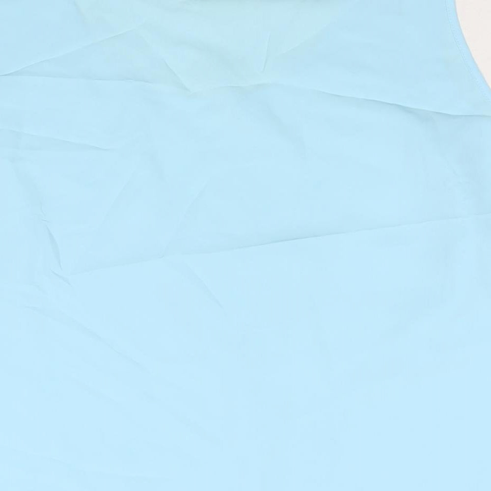 Womens UK Size 22 Marks and Spencer Blue Basic Tank