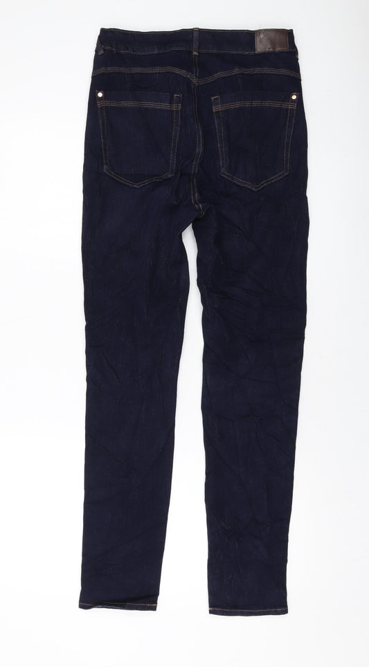 Womens UK Size 10 Marks and Spencer Regular Fit Skinny Blue Jeans