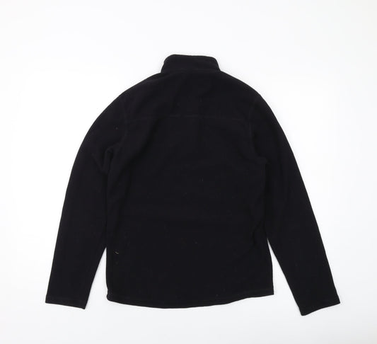 Quechua Womens Black Polyester Pullover Sweatshirt Size S Zip