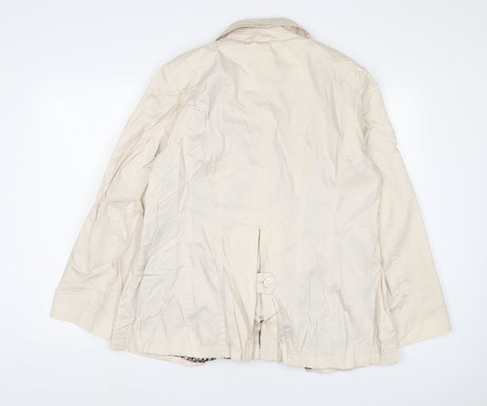 Womens UK Size 16 Per Una Beige Jacket