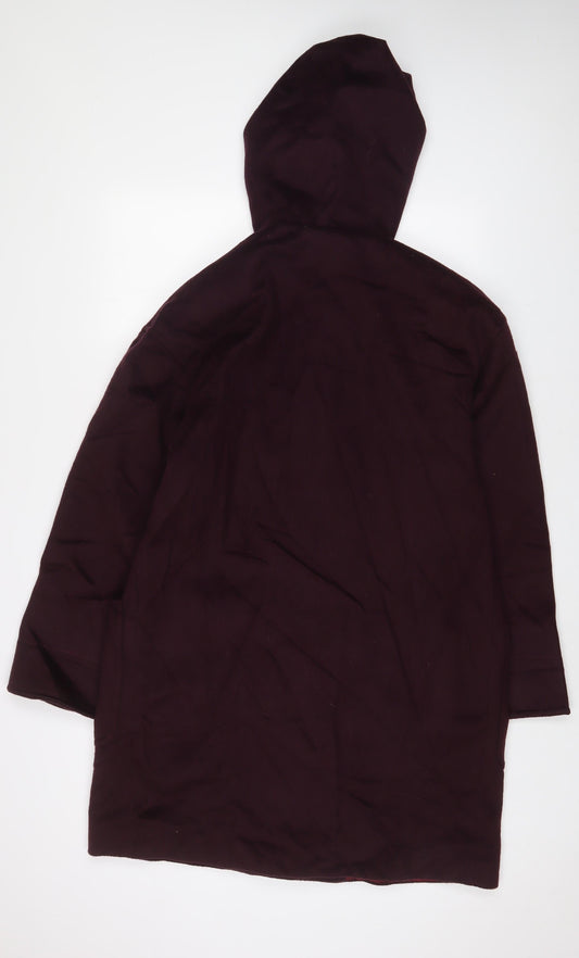 Womens UK Size 6 Larry Levine Purple Overcoat