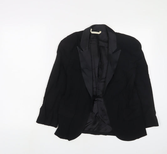 Womens UK Size 8 Topshop Black Jacket