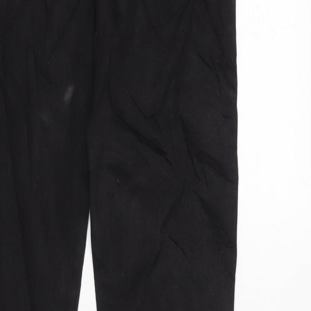 Womens UK Size 8 Berksha Regular Fit Tapered Black Jeans