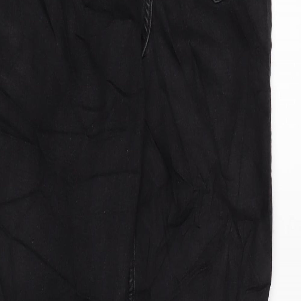 Womens UK Size 8 Marks and Spencer Regular Fit Straight Black Jeans