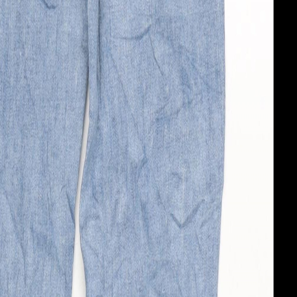 Womens UK Size 8 Marks and Spencer Regular Fit Tapered Blue Jeans