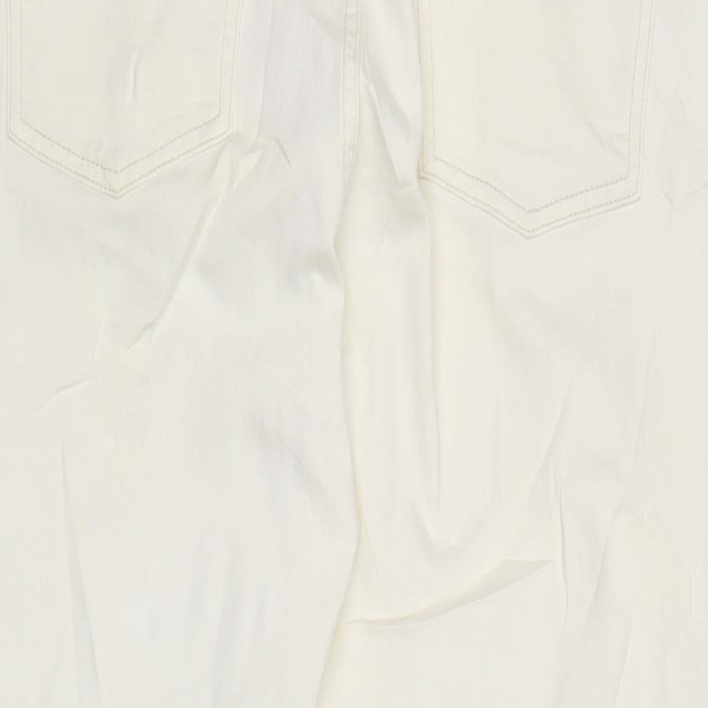 Womens UK Size 18 Marks and Spencer Regular Fit Flared Ivory Jeans
