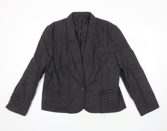 Womens UK Size 18 St Michael Grey Jacket