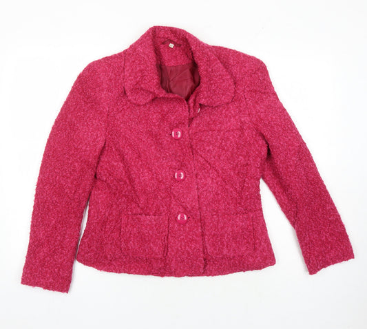 Womens UK Size 12 EWM Pink Jacket