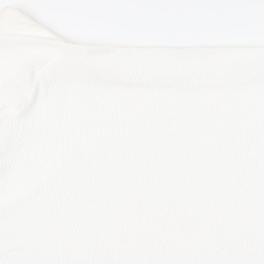 Womens UK Size 14 Per Una White Basic Blouse