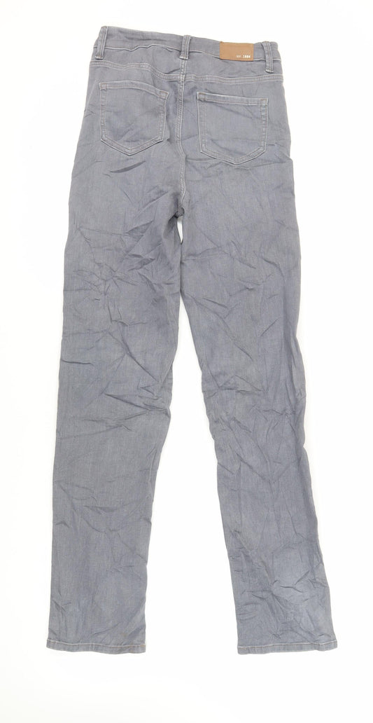 Womens UK Size 8 Marks and Spencer Regular Fit Straight Grey Jeans