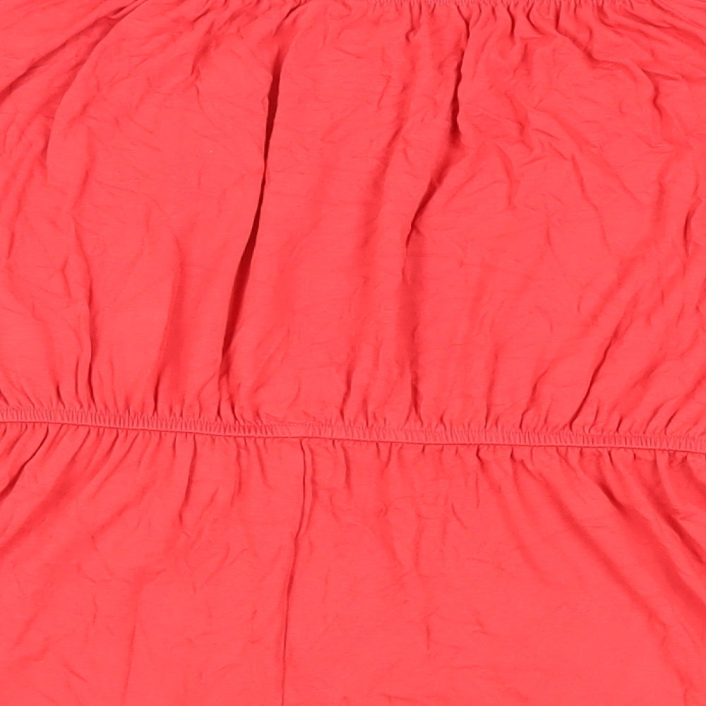 Womens UK Size 10 ASOS One-Piece Red Playsuit