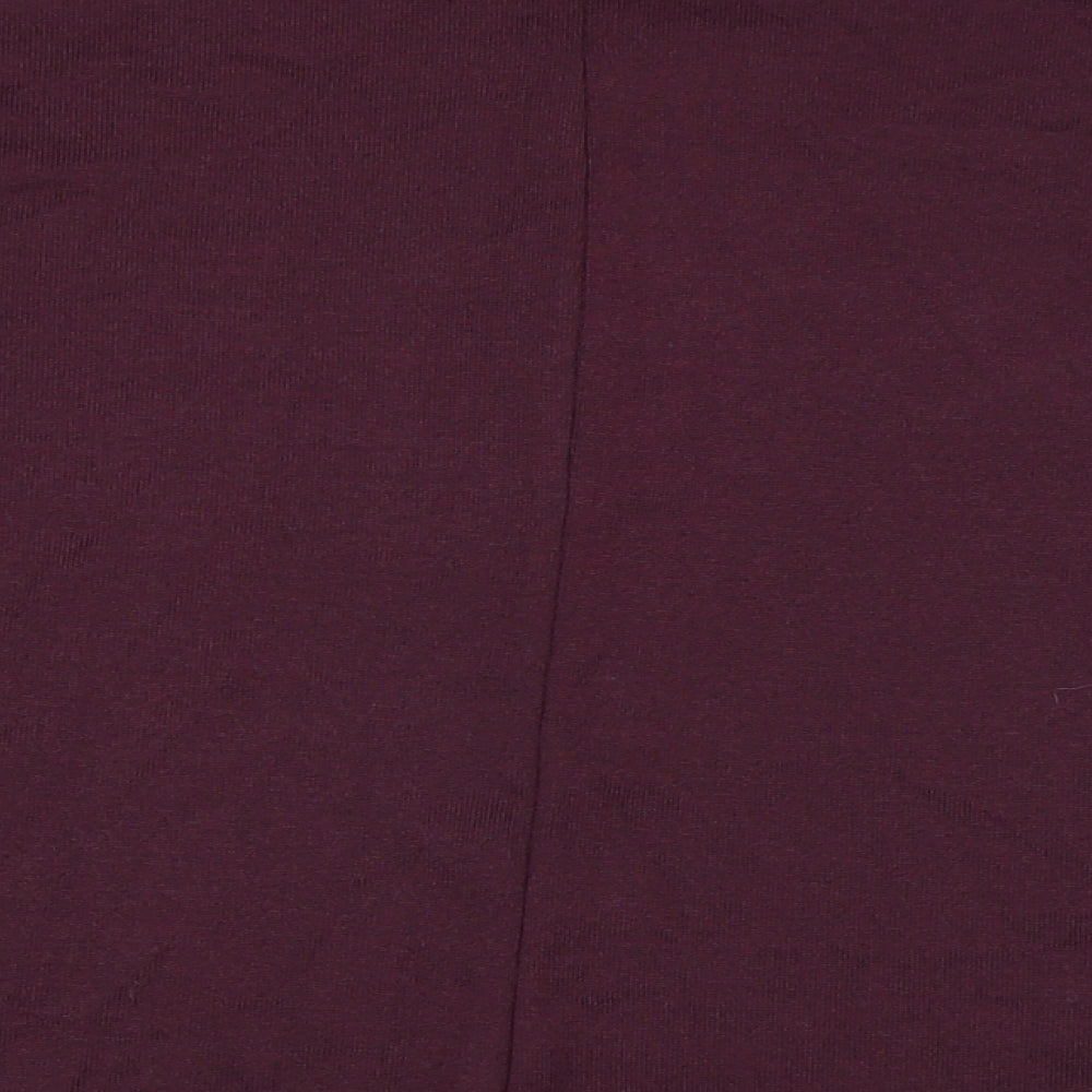 Womens UK Size 12 New Look Purple Basic Button-Up