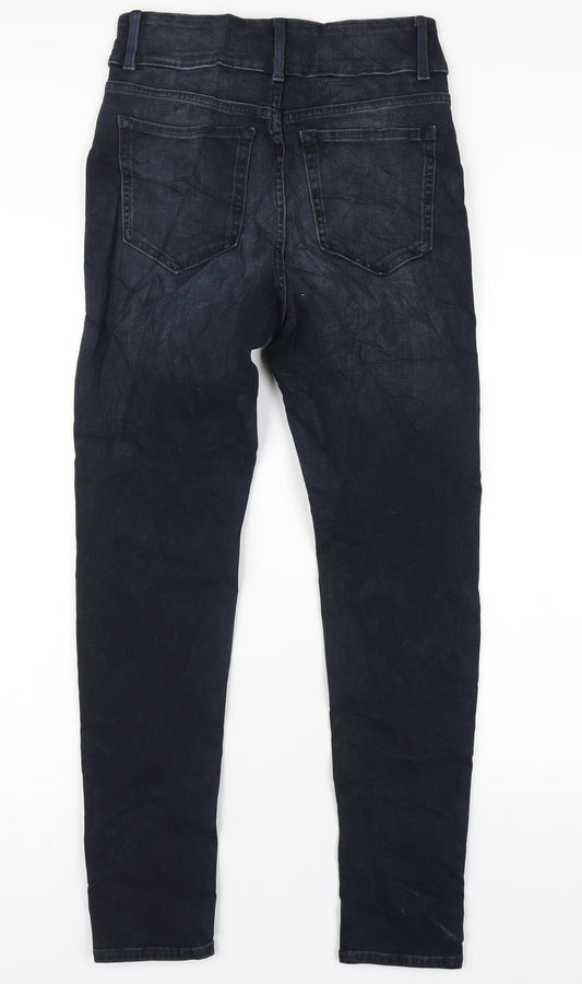 Womens UK Size 8 Marks and Spencer Regular Fit Skinny Blue Jeans