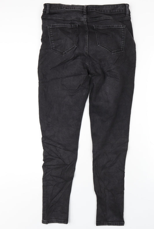 Womens UK Size 12 Marks and Spencer Regular Fit Skinny Black Jeans