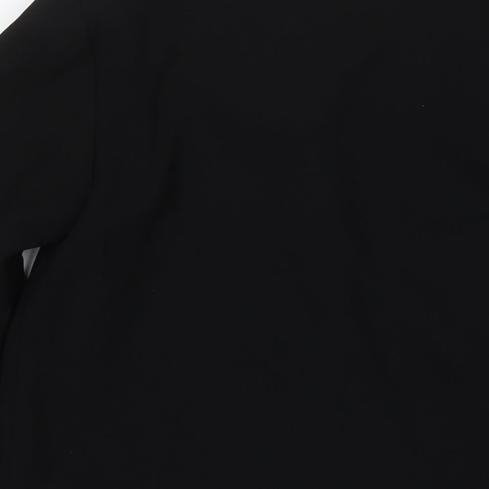 Womens UK Size S Zara Black Basic Blouse