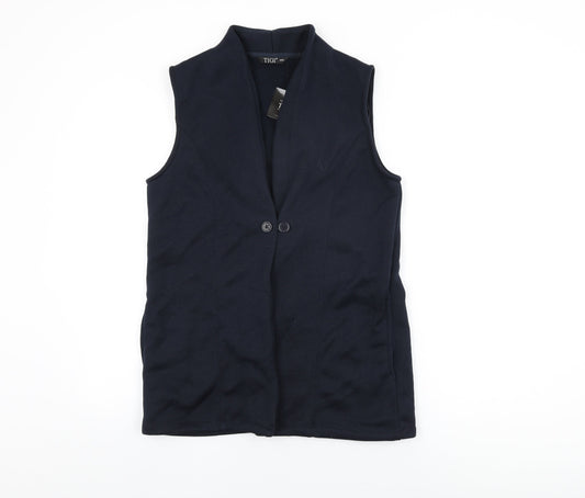 Womens UK Size 10 TIGI Blue Gilet