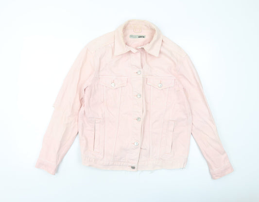 Womens UK Size 10 Topshop Pink Jacket