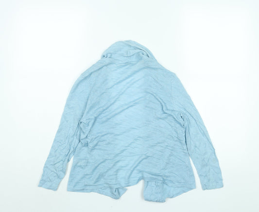 Womens UK Size S Minuet Blue Cardigan Jumper