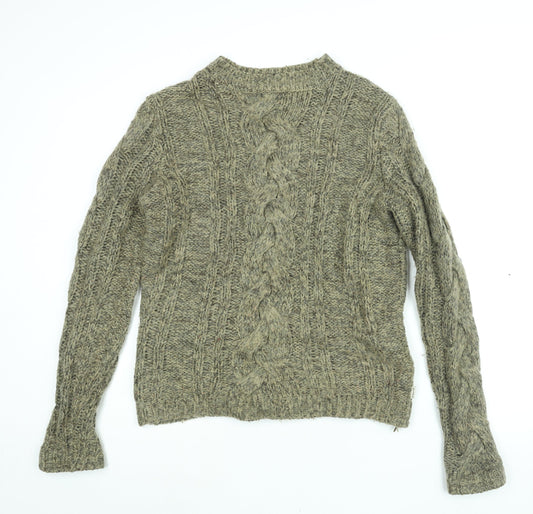 Mens UK Size S Bellfield Brown Pullover Jumper
